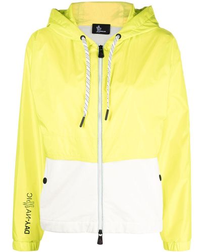 3 MONCLER GRENOBLE Day-namic Colour-block Hooded Jacket - Yellow