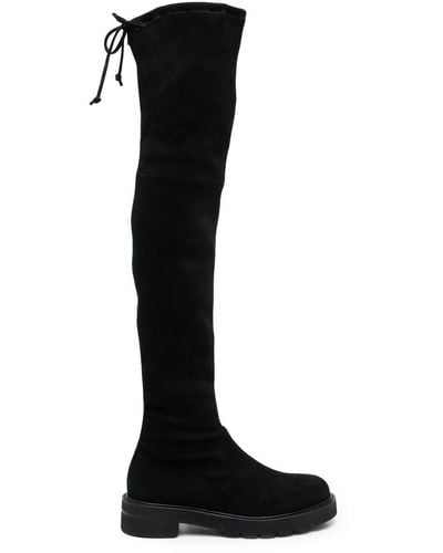 Stuart Weitzman Lowland Lift Thigh-high Boots - Black