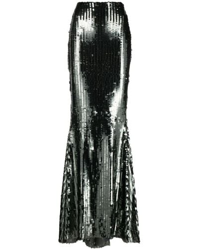 ‎Taller Marmo Falda larga con lentejuelas - Negro