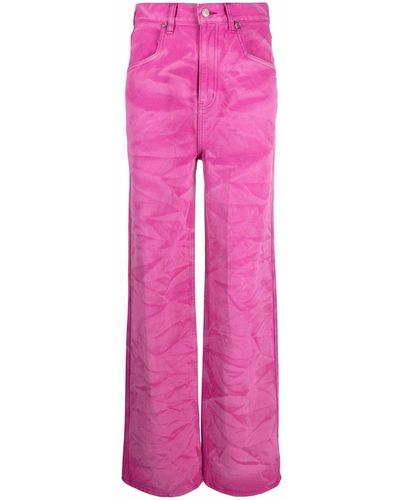 ANDERSSON BELL Straight-leg Trousers - Pink