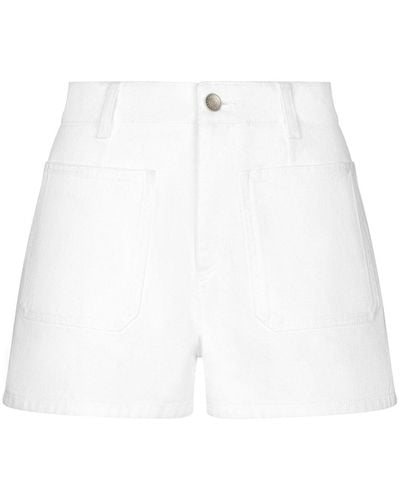 Dolce & Gabbana Denim Cotton Shorts - White