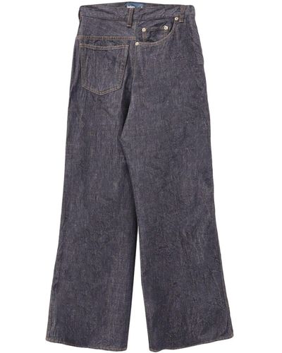 Kolor Drop-crotch Wide-leg Jeans - Blue