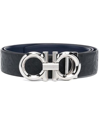 Ferragamo Riem Met Logogesp - Blauw