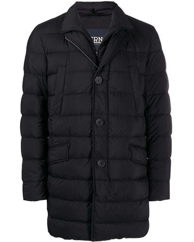 Herno Quilted Puffer Coat - Blue