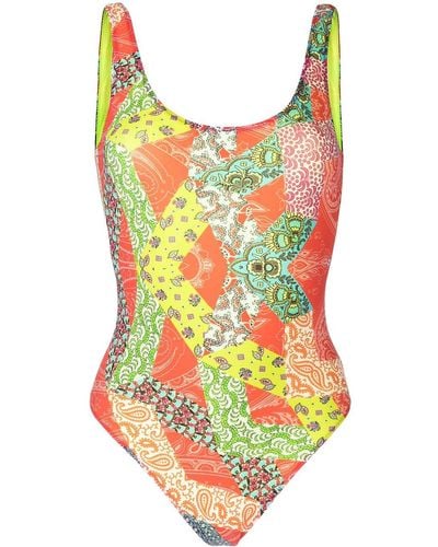 Etro Paisley-print Swimsuit - Multicolor