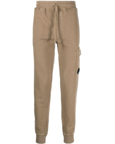 C.P. Company Cotton Track Trousers - Natural