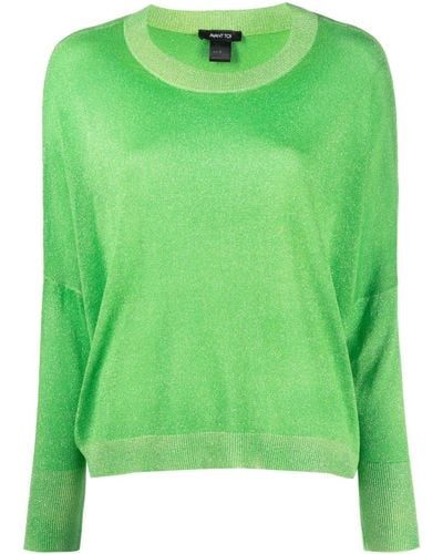 Avant Toi Long-sleeve Knitted Sweater - Green