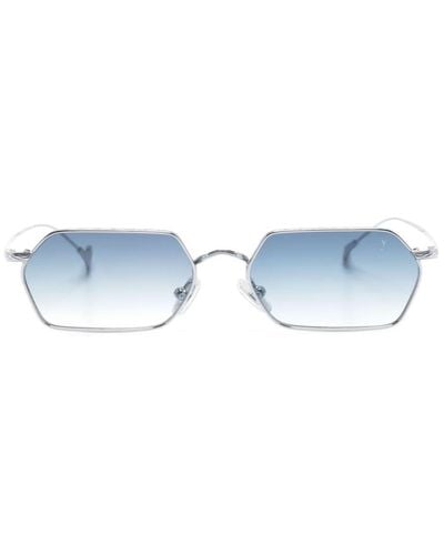 Eyepetizer Cavallet Sonnenbrille mit geometrischem Gestell - Blau