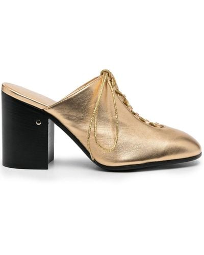 Laurence Dacade Mules Jaimie 85mm - Marrone