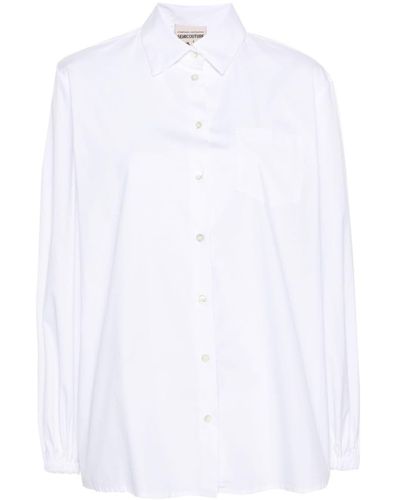 Semicouture Puff-sleeved Shirt - White