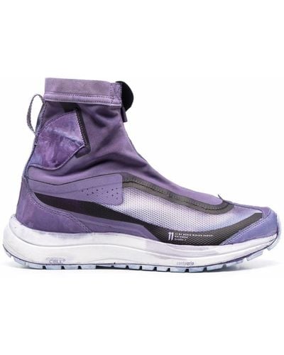 Boris Bidjan Saberi 11 Layered Sock Hi-top Sneakers - Purple