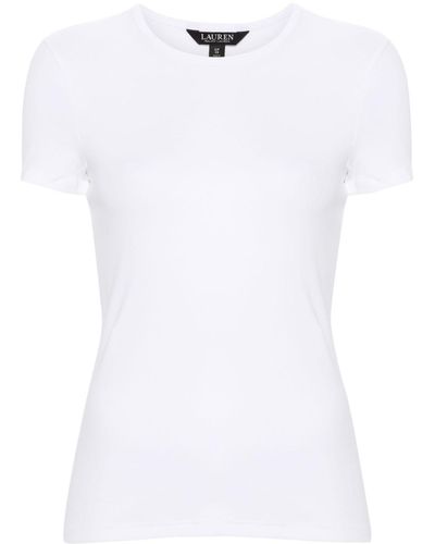 Lauren by Ralph Lauren Alli Cotton T-shirt - White