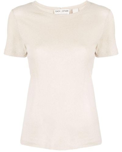 Each x Other Round Neck T-shirt - Natural