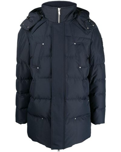 Moose Knuckles Cloud Down-filled Hooded Parka - Blue