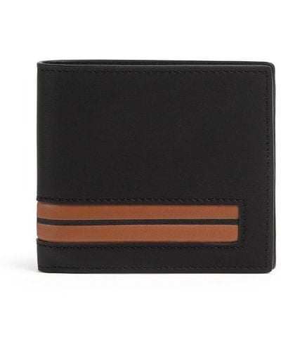 Zegna Bi-fold Leather Wallet - Black