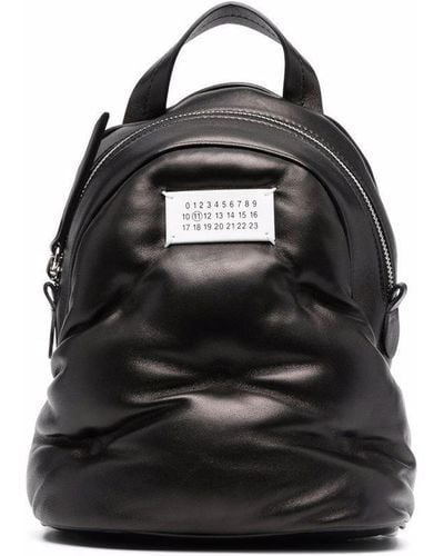 Maison Margiela Mochila Glam Slam acolchada - Negro