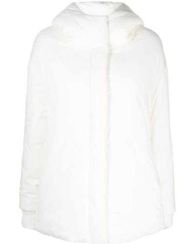 Herno Slouch-hood Puffer Jacket - White