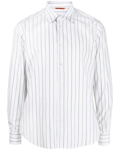 Barena Striped Long-sleeve Shirt - White