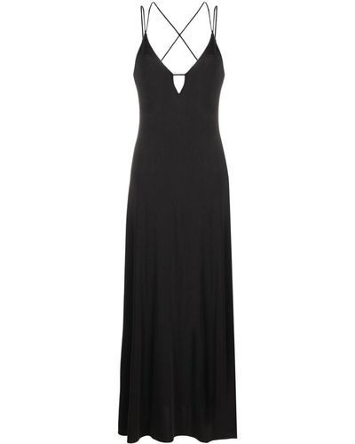 Rag & Bone V-neck Slip Dress - Black