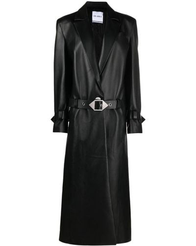The Attico Coats > belted coats - Noir