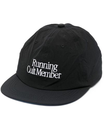 Satisfy Embroidered Running Cap - Black