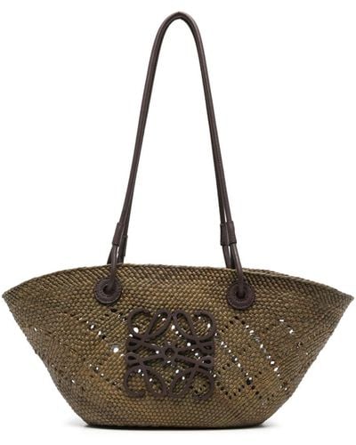 Loewe Small Anagram Basket Bag - Natural