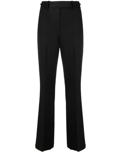 Helmut Lang High-rise Straight-leg Trousers - Black