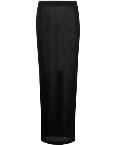 Tom Ford Elasticated-waist Maxi Skirt - Black