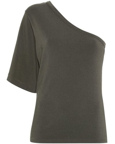 Thom Krom One-shoulder Jersey T-shirt - Gray