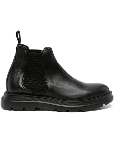 Giuliano Galiano Sergio Leather Boots - Black