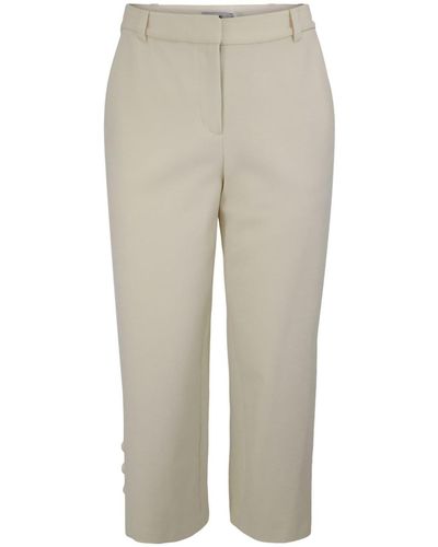 Jonathan Simkhai Miki Cropped-Hose mit geradem Bein - Natur