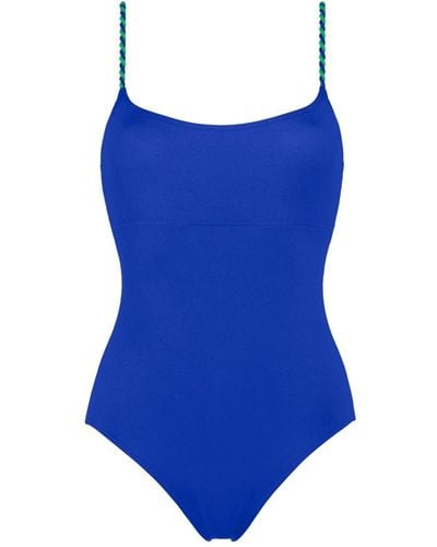Eres Carnaval Twisted-straps Swimsuit - Blue