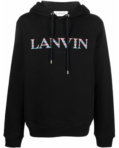 Lanvin Embroidered Hoodie - Black
