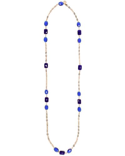 Anton Heunis Gemstone-pendant Chain Necklace - White