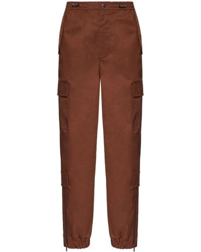 Valentino Garavani Straight-leg Cargo Pants - Brown