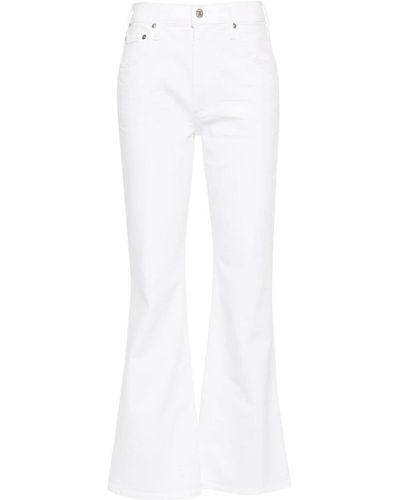 Citizens of Humanity Isola Flare 32" Mid-rise Flared Jeans - White