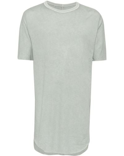 Boris Bidjan Saberi Round-neck Short-sleeve T-shirt - Grey