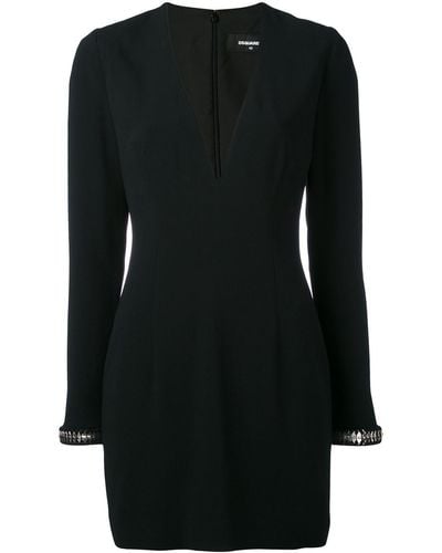 DSquared² V-neck Dress - Black