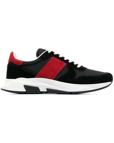 Tom Ford Colour-block Low-top Sneakers - White