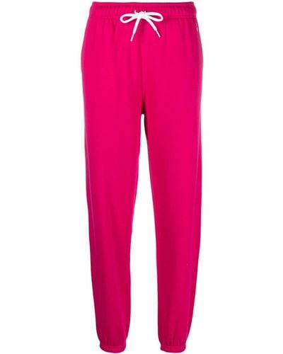 Polo Ralph Lauren Cotton Tracksuit Trousers - Pink