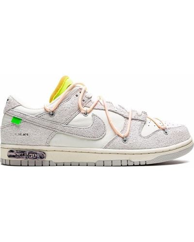 Nike X Off-White Dunk Low University Red Sneakers - Farfetch