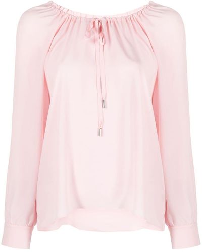 Boutique Moschino Bluse mit Kordelzug - Pink