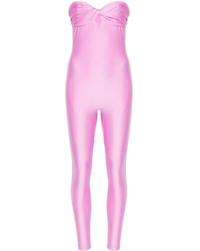 ANDAMANE Pamela Strapless Jumpsuit - Pink