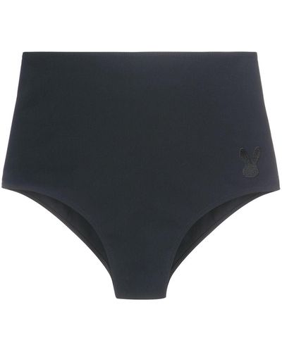 Gloria Coelho Bragas de bikini estilo hot pants - Negro