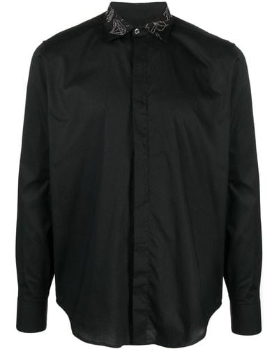 John Richmond Ibum Long-sleeve Shirt - Black