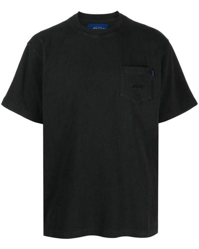 AWAKE NY Logo-embroidered Cotton T-shirt - Black