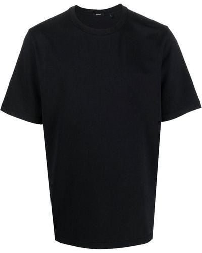 Theory Round-neck Short-sleeve T-shirt - Black