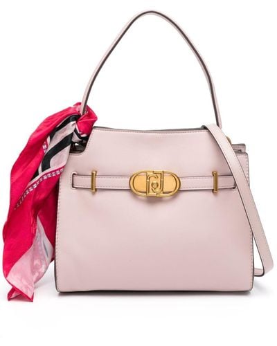 Liu Jo Logo-buckle Tote Bag - Pink