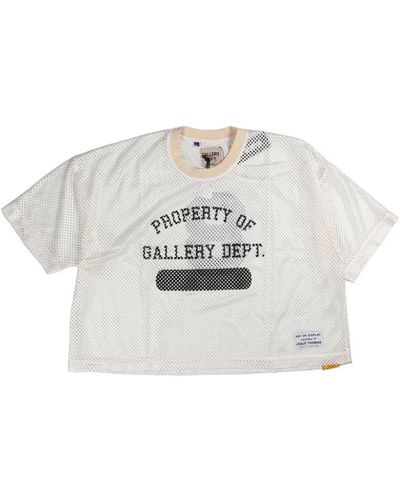GALLERY DEPT. Logo-print Mesh T-shirt - White