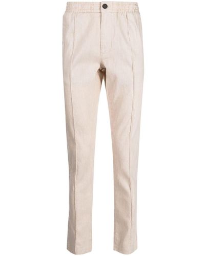 Michael Kors Pantalon en coton mélangé à fines rayures - Neutre